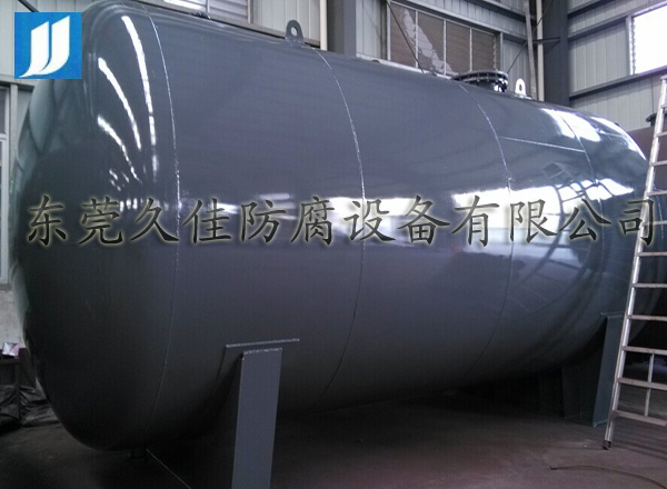 電廠行業—湖南湘潭98%濃硫酸儲罐（鋼襯PE）案例